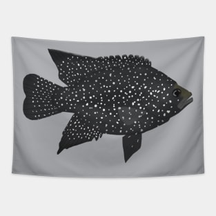 Black Diamond Cichlid Tapestry