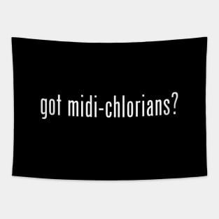 got midi-chlorians? (white) Tapestry