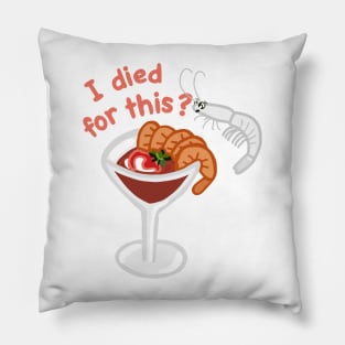 Shrimp Cocktail Pillow