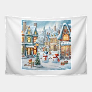 City of christmas Tapestry