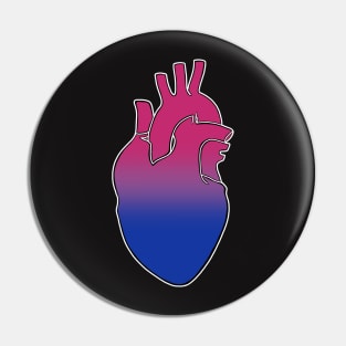 Bi Pride Heart Pin