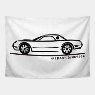 2002-2005 Ford Thunderbird Top Up Silhouette Tapestry