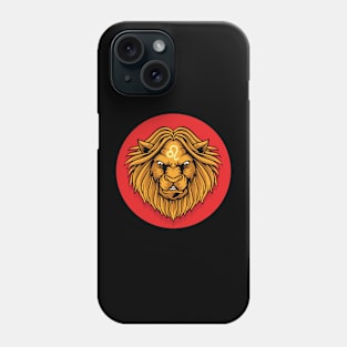 Zodiac - Star Sign - Leo - neg Phone Case