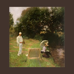 Dennis Miller Bunker Painting at Calcot by John Singer Sargent T-Shirt