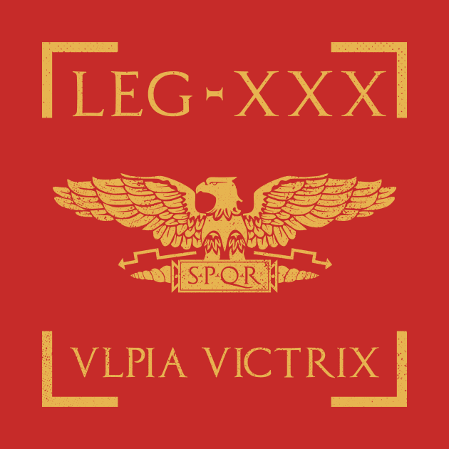 Legio 30 Ulpia Victrix Eagle Emblem Roman Legion by zeno27