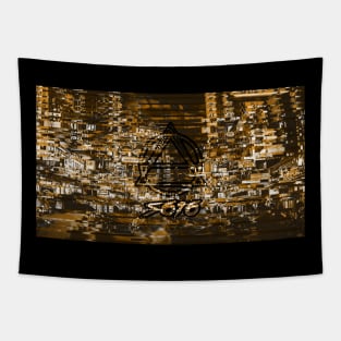 Glitch City Tapestry