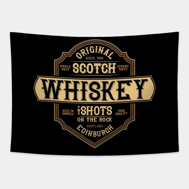 Original Scotch Whiskey Tapestry by BrillianD