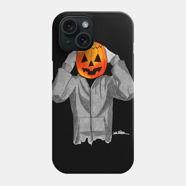 Pumpkin Head - colour splash Phone Case by lucafon18