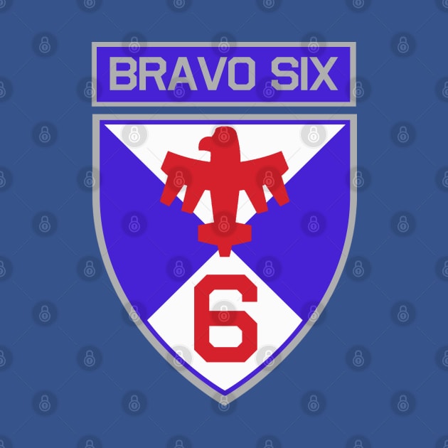 Starship Troopers Bravo Six Patch by PopCultureShirts