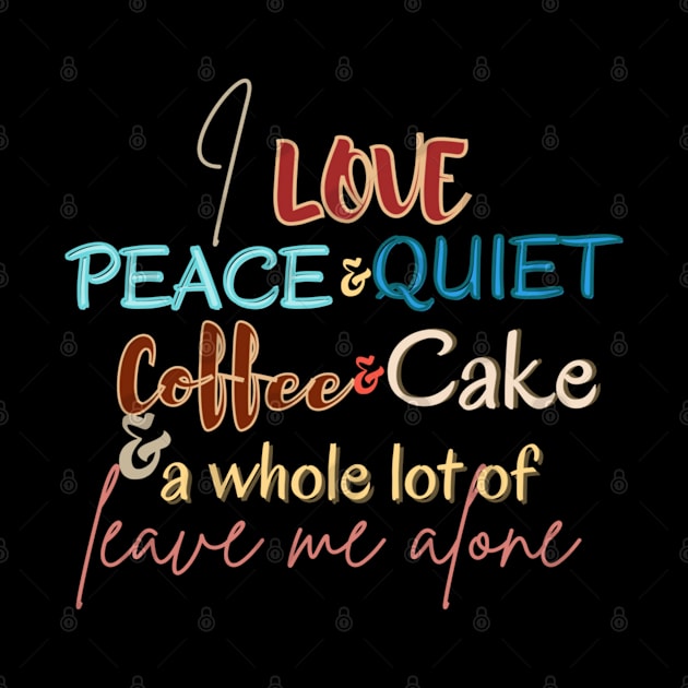 Introvert coffee and cake lover by Kikapu creations