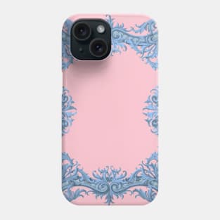 Retro Blue Frame Phone Case