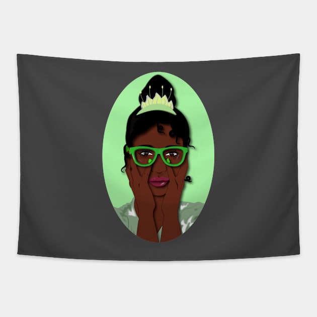 Black Girl Geeks:Tiana Tapestry by G9Design