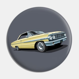 1964 Ford Galaxie 500 in phoenician yellow Pin