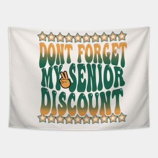 Funny Senior Citizen Quote - Retirement Tapestry