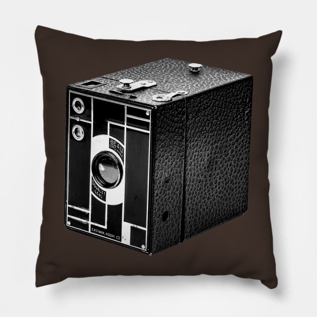 Vintage 1930s Beau Box Camera Pillow by DecPhoto