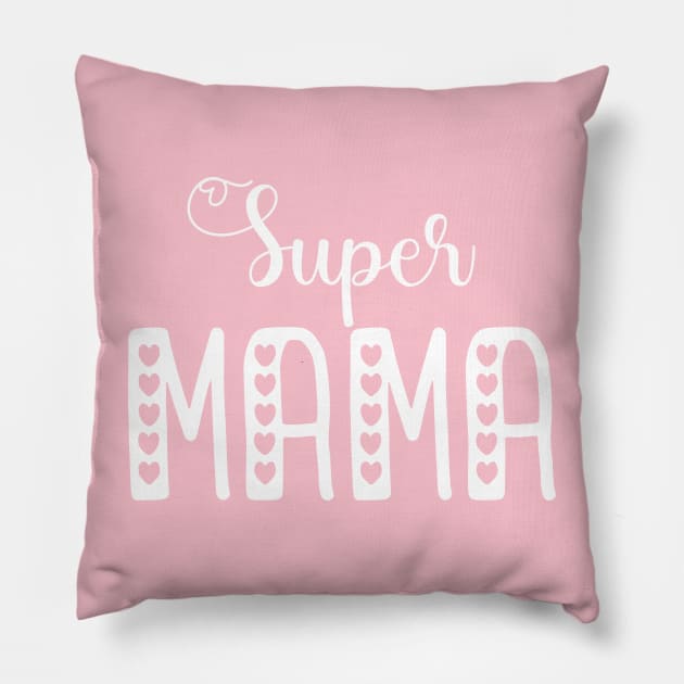 Super mom mothers day gifts 2022 Pillow by haloosh