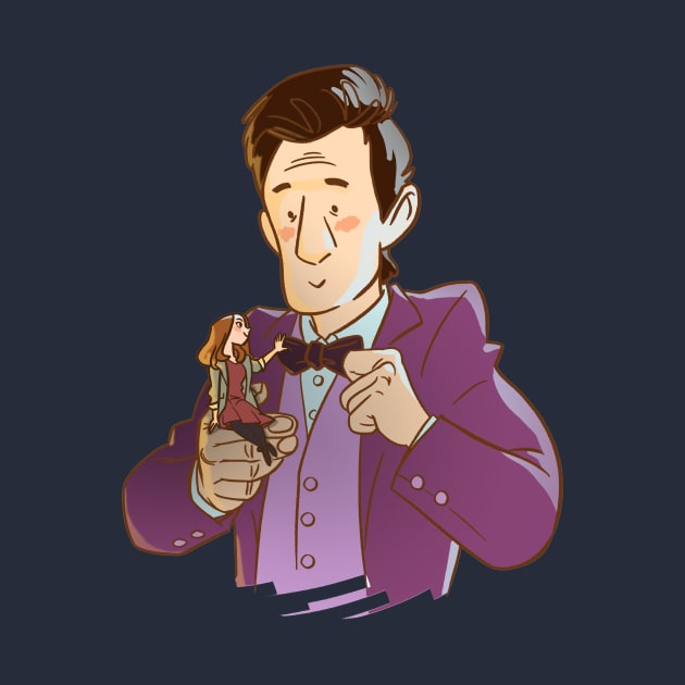 Eleventh Doctor and pocket companion by tumblebuggie