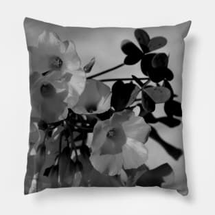 Lemon Clover Wildflowers Bouquet Pillow