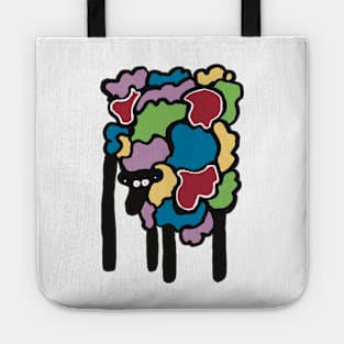 Multicoloured Sheep Tote