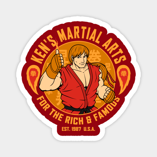 Martial Arts for the Rich and Famous Magnet by pigboom