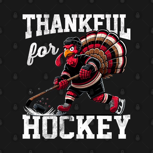 Thankful for Hockey Turkey by DetourShirts