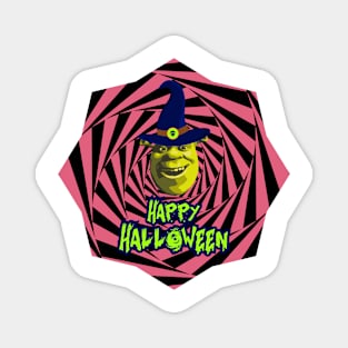 Funny Halloween Shrek Meme Magnet