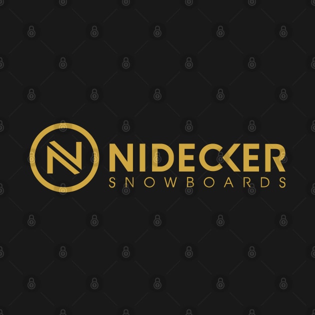 Nidecker 02 Yellow Snowboard Sticker Brand | Burton Nitro Capita by susugroo