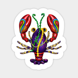 Mardi Gras Crawfish #2 Magnet