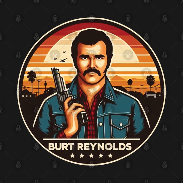 Burt Reynolds // Vintage Fan Art by Trendsdk