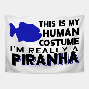 Piranha costume boys gift predator teeth Tapestry