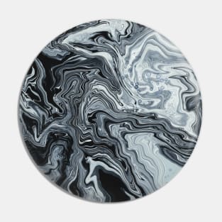 Abstract Acrylic Pour Fluid Art Pin