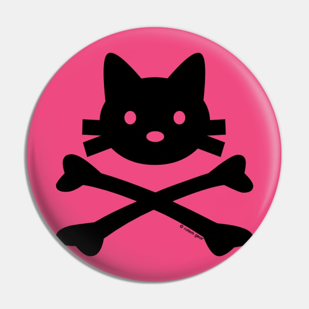 Kitty X-Bones Classic Pin by jrotem