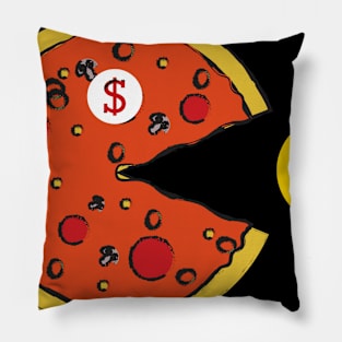 Pizza money ,Money pizza Pillow