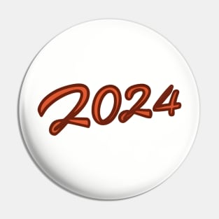 Happy new year 2024 gift Pin