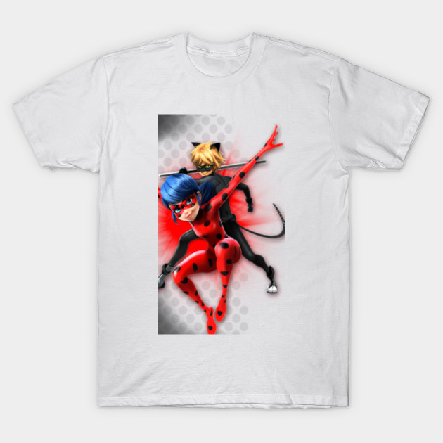 Ladybug Cat Noir Miraculous Ladybug T Shirt Teepublic