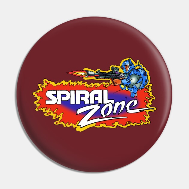 Spiral Zone Cartoon Variant Pin by jeriGeekshop