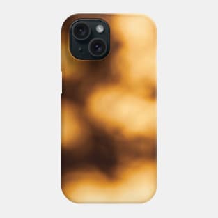 Golden Sunshine Bokeh Spheres Phone Case