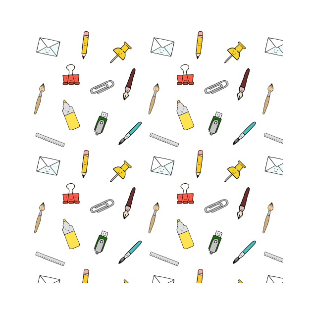 Happy office stationary by bigmoments