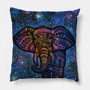 Intergalactic Elephant Pillow