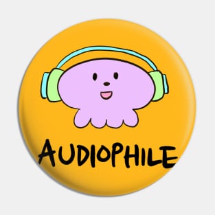 Audiophile Octopus Pin