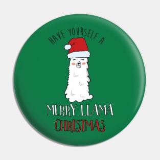 Have A Merry Llama Christmas, Funny Llama Christmas Pin