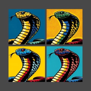 King Cobra Pop Art - Cool Snake T-Shirt