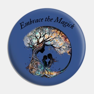 Mother Earth and the Tree of Life Pin