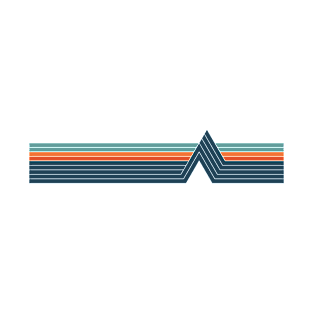 Retro Mountain Lines T-Shirt