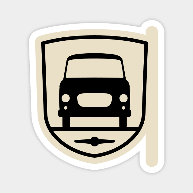 Barkas B1000 Crest (black) Magnet by GetThatCar