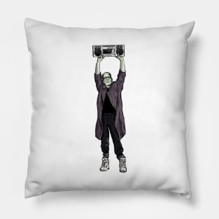 Boombox Frankenstein Pillow