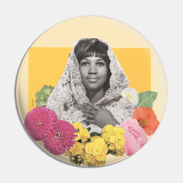 Aretha Franklin Pin by luliga