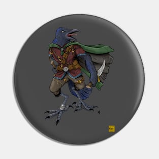 Crow adventurer Pin