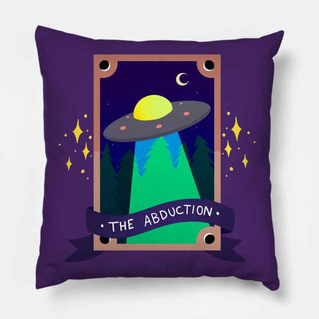 Tarot Abduction Pillow by GabrielaBarros