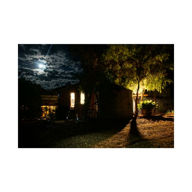 Moon light at Magpie Springs - Adelaide Hills Wine Region- Fleurieu Peninsula. South Australia by MagpieSprings